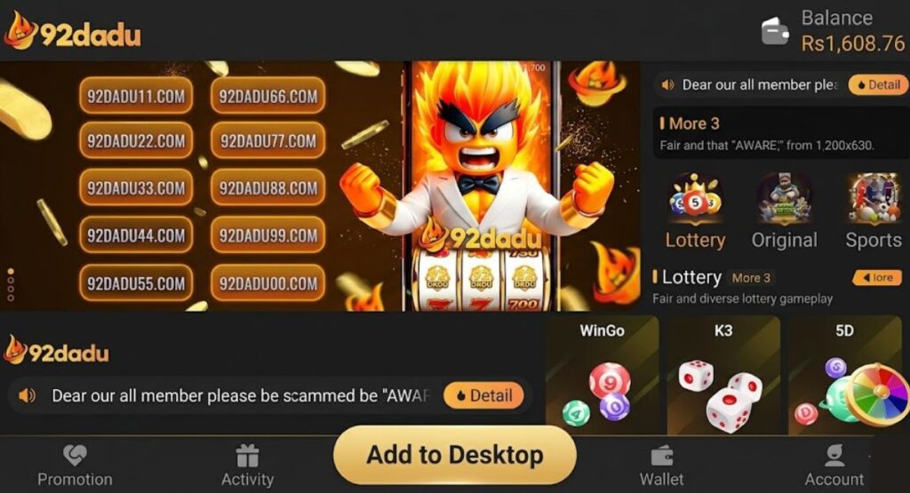 92Dadu Game APK