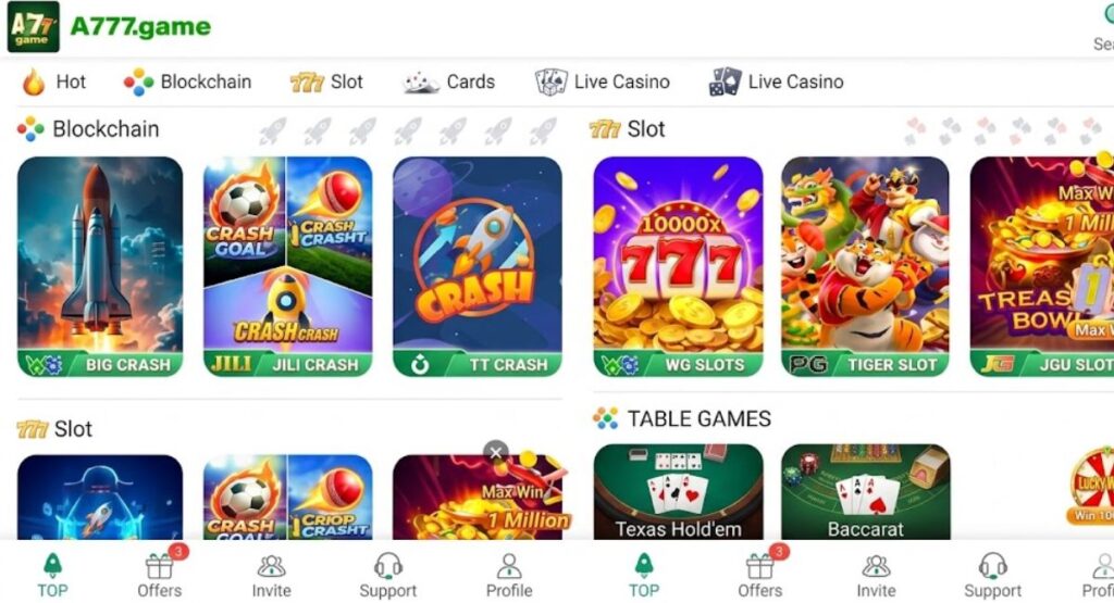 A777 Game latest version