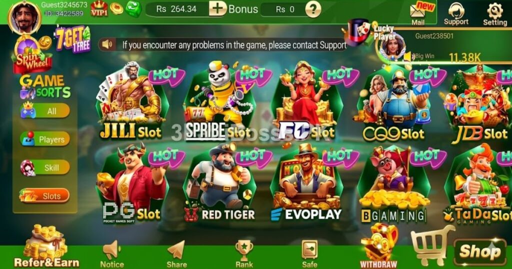 Games Available in Teen Patti Boss