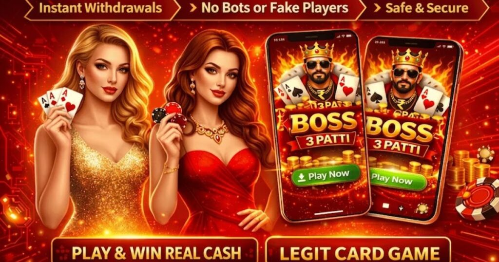 Play & Earn on 3 Patti Boss Download