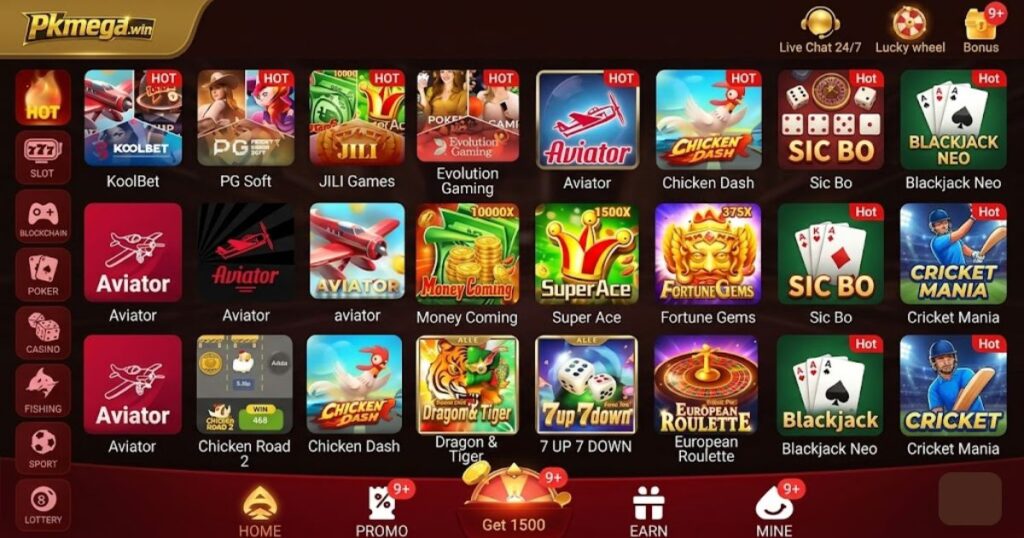 Main Features of PK Mega Game Download